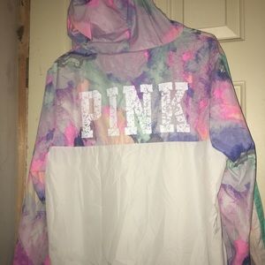 Victoria secret pink rain coat